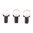 STD-Korn, 5/32" 3-56 TPI, 5/32" Schaft, weiß, 3er-Pack