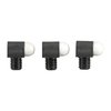 Standard-Perle, 5/32", Gewinde 6-48 TPI, Schaft 7/64", weiß, 3er-Pack