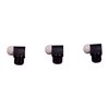 STD-Perle, 5/32", 8-40 TPI Gewinde, 1/8" Schaft, weiß, 3er-Pack