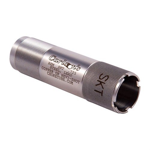 Die REM-CHOKE 12 GAUGE Choke Tubes von CARLSONS bieten enge, konsistente Muster, weniger Schussdeformation und eine schnelle Identifikation durch lasermarkierte Kontraktionen.