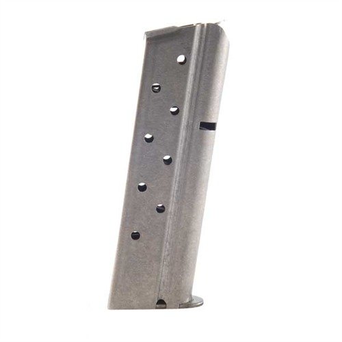 Die Colt 1911 9RD 38 Super Magazine garantieren zuverlässigen Sitz und Funktion, mit langlebigen Stahlfedern und ideal für Dienst- und Selbstverteidigungseinsatz.