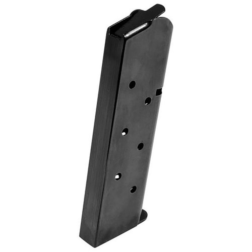 Die 1911 GOVERNMENT/COMMANDER 8-RD MAGAZINE von COLT passt perfekt zu verschiedenen 1911 Modellen und bietet zuverlässigen Schusskomfort mit 8 Patronen.
