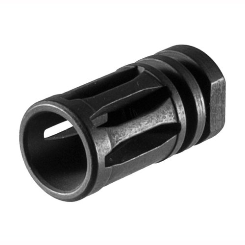 .22 Kaliber A2 Kompensator aus schwarzem Stahl verbessert die Rückstoßkontrolle und sorgt für präzisere Schüsse – perfekt für dein AR-15!