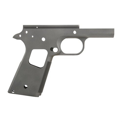 Baue deine individuelle 1911 mit diesem hochwertigen Commander Receiver aus Carbon oder Edelstahl. Optimaler Sitz, 25 lpi Checkering und vielseitige Anpassungsmöglichkeiten!