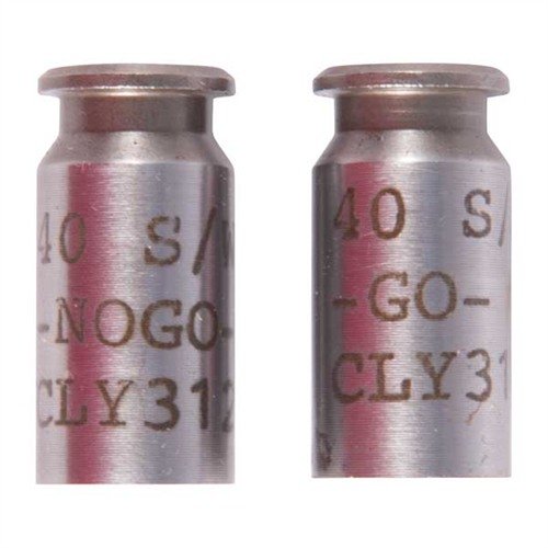 Die Clymer Go & No-Go Headspace Gauge Sets bieten präzise Messungen aus hochwertigem Stahl, inklusive Go- und No-Go-Gauge für sichere Waffennutzung.