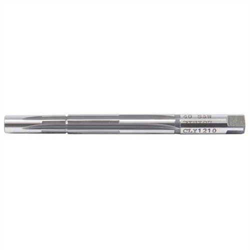 Die CLYMER Pistol Chambering Reamers aus M-7 High-Speed Steel bieten präzise Kammern für .40 S&W und sind perfekt für Profis, langlebig und zuverlässig.