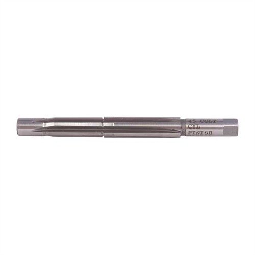 Die Pistol Chambering Reamers von Clymer bieten präzise Schnitte für .45 Long Colt Zylinder, langlebig aus M-7 High-Speed Steel, perfekt für Profis.