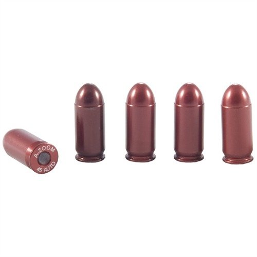 Die AMMO SNAP CAP DUMMY ROUNDS von A-ZOOM sind perfekt zum Üben von Laden, Entladen und Trockenfeuern, um deine Schießfähigkeiten zu verbessern.