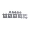 Die CRATEX #74 Straight Edge Wheel hat einen Durchmesser von 7⁄8" und ist ideal für präzises Schleifen und Polieren deiner Waffen und Zubehör.
