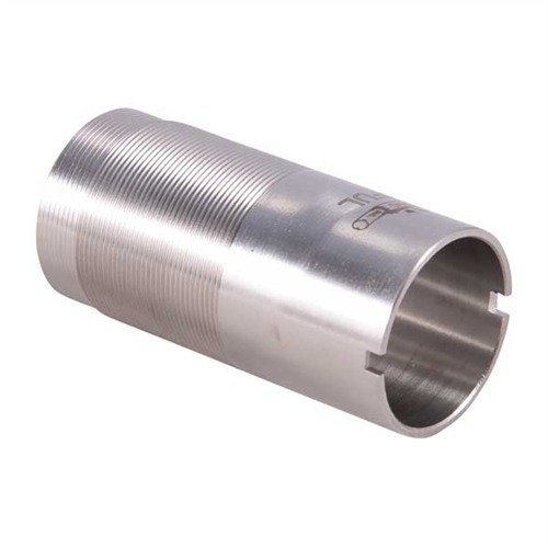 Die 12GAUGE SCREW-IN THINWALL CHOKE TUBES bieten eine unsichtbare, rostfreie Edelstahlkonstruktion mit glattem Innenfinish und minimalem Fouling.