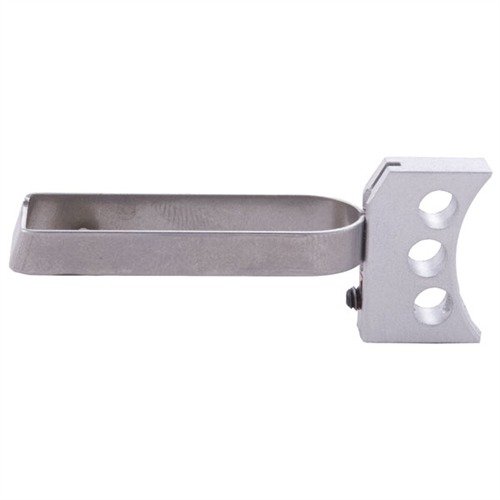 Der 1911 LONG ALUMINUM TRIGGER sorgt für optimale Fingerplatzierung und verbessert die Genauigkeit, während der Edelstahlbogen Flex verhindert und Anpassungen ermöglicht.