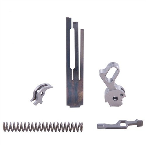 Mit dem Tactical Match Kit erhältst du eine präzise Abzugsqualität von 4,5 lb, ideal für Tragwaffen, mit hochwertigen, passgenauen Komponenten.