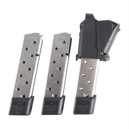 Die 1911 45ACP POWER MAGAZINE bietet zuverlässige 8-Runden-Kapazität, eine robuste Bauweise und einen praktischen Loader für schnelles Nachladen.