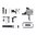 Lower-Parts-Kit mit Single-Stage Flat-Abzug, 3 lb