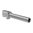 G17 9 mm Luger 4,48 Zoll, 1:10 Drall, ohne Gewinde, gerillter Lauf, silber