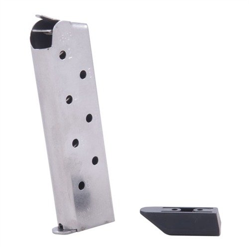 Die 1911 8RD 45ACP Shooting Star Match Grade Magazine von Chip McCormick bieten extra Kapazität, zuverlässige Zuführung und eine robuste Edelstahlkonstruktion.