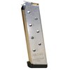 Die 1911 8RD .45 ACP POWER MAGAZINE bietet zuverlässige Leistung, eine robuste Bauweise und eine Kapazität von 8 Schuss für optimale Schussbereitschaft.