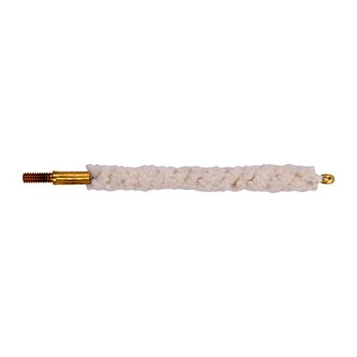 .17 und .20 Kaliber Bore Mops sind robust und stark, aus 100% Baumwolle mit Messingdraht, ideal für Luftgewehre und Centerfire-Waffen.
