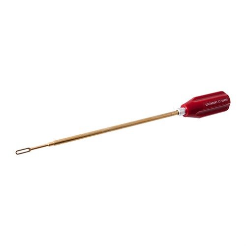 Der Dewey Handgun Cleaning Rod hat eine Arbeitslänge von 6,5", ist aus Messing und perfekt für .357/.38/9mm, .40 und .45 Kaliber Handfeuerwaffen.
