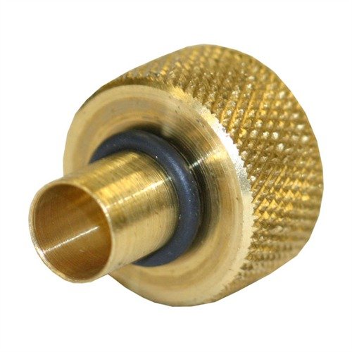 Der COATED ROD MUZZLE GUIDE von DEWEY schützt das Zügen und die Beschichtung deiner Reinigungsstäbe, während er sie zentriert und Kratzer vermeidet.