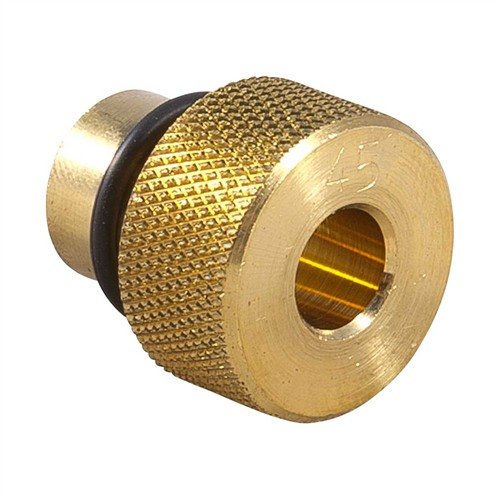 Der COATED ROD MUZZLE GUIDE von DEWEY schützt das Zügen und die Beschichtung deiner Reinigungsstäbe, während er die Stange zentriert und Kratzer vermeidet.