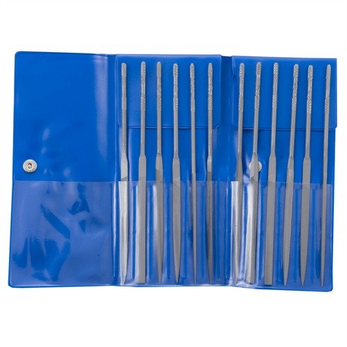 Das FRIEDR. DICK GMBH Professional Gunsmith Needle File Set bietet 12 präzise Feilen mit rutschfesten Griffen in einer robusten Aufbewahrungstasche für höchste Qualität.