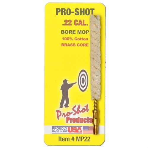 .22 CALIBER MOP ist ideal zum Reinigen deiner Waffe. Mit seiner weichen Baumwollkonstruktion entfernt er Schmutz und Rückstände effektiv und schonend.