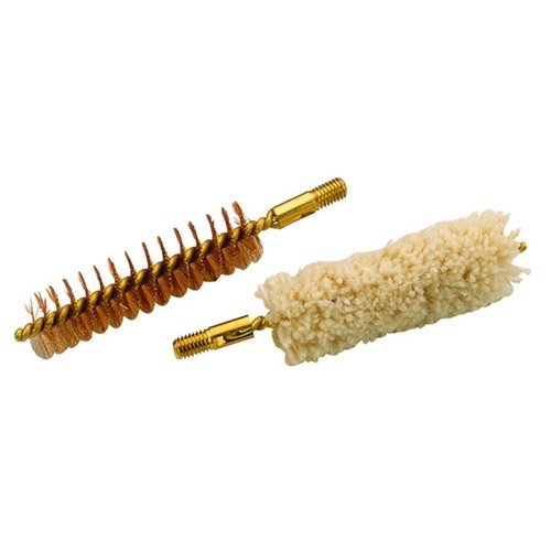 Die Bronze Bristle Bore Brush & Cotton Swab .50 Caliber sorgt für eine gründliche Reinigung deines Gewehrlaufs und entfernt effektiv Rückstände und Ablagerungen.