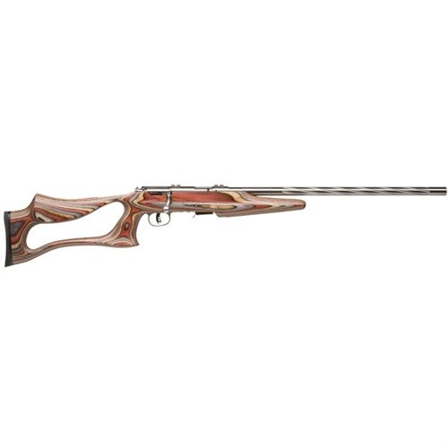 Die Savage 93R17 BSEV 17 HMR mit 21" Edelstahl und spiralförmiger Flutung bietet dir Präzision, Langlebigkeit und ein modernes Design für das Schießen.