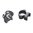 WEAVER 1" hohe Grand Slam-Ringe, matt