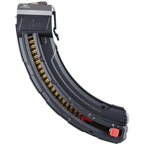 Das Savage A-Series 25Rd Magazin A22lr Blk bietet dir eine hohe Kapazität für längere Schießsessions und sorgt für reibungsloses Nachladen. Ideal für dein A-Series Gewehr!