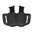 Doppelreihiges verstellbares Magazinholster, Stealth-Schwarz