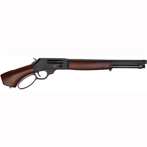Die LEVER ACTION AXE .410 von HENRY REPEATING ARMS bietet eine kompakte 15,4" Lauflänge, 5+1 Kapazität und ist ideal für präzises Schießen und vielseitige Anwendungen.