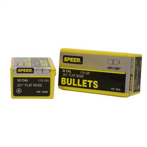 Die Speer Bullet 321-170-FN bietet hervorragende Präzision und Zuverlässigkeit für dein Schießen, ideal für Jäger und Sportschützen.