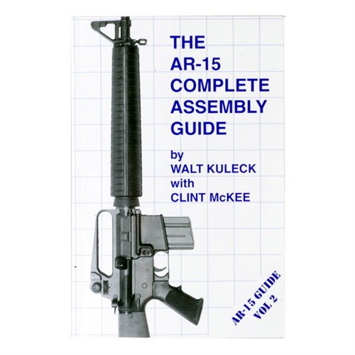 Das AR-15 COMPLETE ASSEMBLY GUIDE bietet dir 154 Seiten voller Tipps, hunderten Fotos und einer klaren Anleitung zur Montage und Demontage von AR-15s.