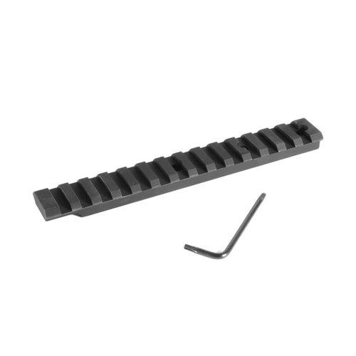 Die EGW Remington 870 HD Scope Bases bieten eine stabile Picatinny-Schiene ohne Bohren, präzise gefertigt aus 7075 T6 Aluminium für verbesserte Genauigkeit.