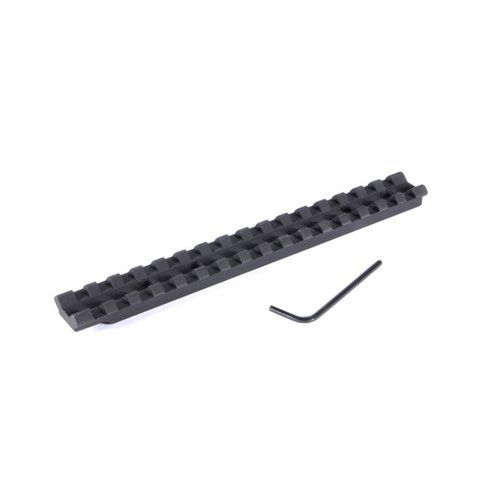 Die EGW Ruger American Short Action Scope Bases bieten eine vielseitige Picatinny-Schiene ohne Bohren, präzise aus 6061 T6 Aluminium gefertigt und leicht montierbar.