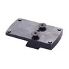 Die BURRIS DOCTER Red Dot Sight Mount ermöglicht eine einfache Montage auf Novak-Dovetails ohne Modifikationen, aus robustem 7075 T6 Aluminium für maximale Sicherheit.