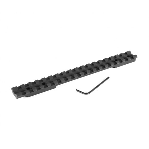Die EGW Savage 110-116 Round Back Long Action Scope Bases bieten eine flexible Picatinny-Schiene, die ohne Bohren montiert werden kann und aus leichtem, robustem Aluminium gefertigt ist.