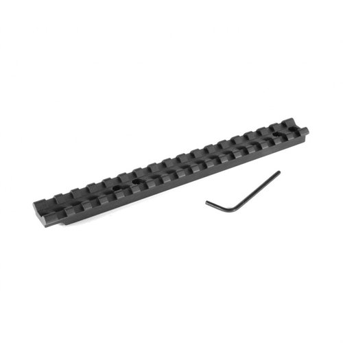 Die EGW Savage 25 Scope Bases bieten eine vielseitige Picatinny-Schiene ohne Bohren, aus leichtem, extrudiertem Aluminium für einfache Montage und Flexibilität.