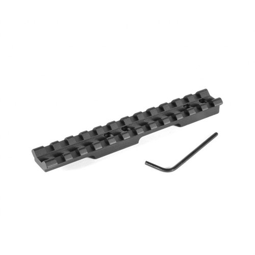 Die EGW Savage Rascal 1-Piece Drilled Picatinny Base bietet eine flexible Montage für dein Zielfernrohr ohne Bohren, aus leichtem, robustem 6061 T6 Aluminium.