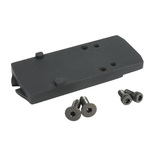 Mit der EGW Adapterplatte kannst du deine Sig Sauer M17 einfach für ein Trijicon RMR Red Dot Sight umrüsten, ohne die Rücksicht dauerhaft zu entfernen.