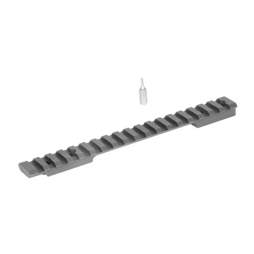 Die EGW Savage Picatinny Scope Mount bietet Flexibilität beim Montieren, ist langlebig und passt auf Savage Langwaffen mit flachem Heck ohne Accu-Trigger.