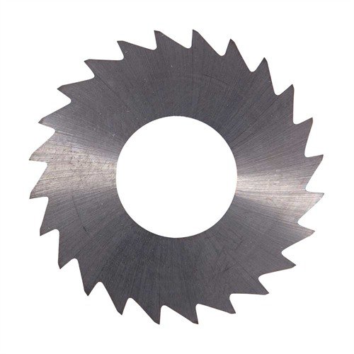 Die CARBIDE SLITTING SAW von EGW schneidet präzise und langlebig Cocking Serrations auf gehärteten 1911 Auto Slides – ideal für schnelle und akkurate Bearbeitung.