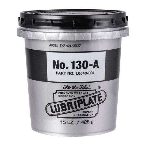 Das 130-A MIL SPEC GREASE von LUBRIPLATE ist ideal für M1 Garand und M14 Gewehre. Es ist wasserfest und haftet hervorragend an Metall, egal bei Wetterbedingungen.