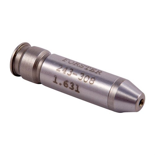 Die Forster 7.62 Match Gauges bieten präzise .001" Messungen für .308 und .223, aus langlebigem Hochgeschwindigkeitsstahl für exakte Kopfplatzierungsüberwachung.