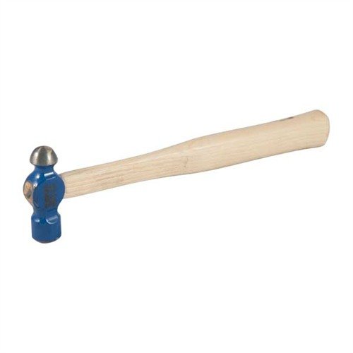 Der Grace USA Gunsmith's Ballpeen Hammer bietet eine solide Messingkonstruktion, einen gehärteten Stahlballpeen, und einen ergonomischen Hickory-Griff für präzises Arbeiten.