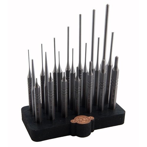Das 21-teilige Steel Punch Set von Grace USA bietet hochwertige, gehärtete Punches aus High Carbon Molybendenum Tool Steel und einen stabilen Neoprene Bench Block.