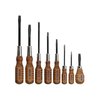 Das Grace USA Schraubendreher-Set bietet dir robuste, ergonomische Holzgriffe, gehärtete Spitzen und einen quadratischen Schaft für präzise und langlebige Arbeiten.