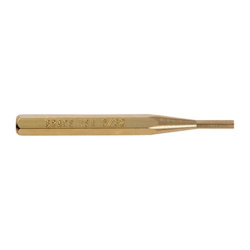 Das Grace USA Brass Punch Set bietet präzise, nicht verkratzende Werkzeuge aus hochwertigem Messing, ideal für feine Arbeiten an Waffen und Maschinen.